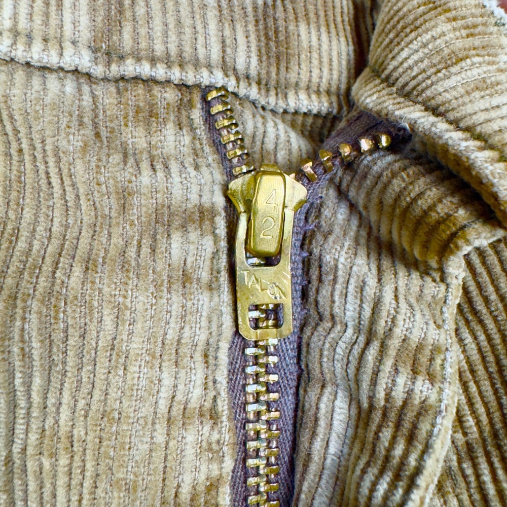 Vtg 70s Levi's White Tab Corduroy Flare Pants Women's 24 Brown Bell Bottoms USA - Picture 10 of 16